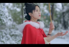 🎞️武漢下雪小區門口拍的一組漢服視頻